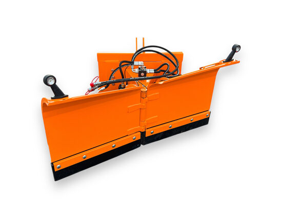 CPLV-150 FK MACHINERY: Spintore Anteriore Per La Neve | Larghezza di Lavoro 1,33 - 1,51 m. | Regolazione Idraulica | Protezione a Molla | Peso 207 kg. | Protezione a Molla | Attacco Anteriore a 3 Punti | Garanzia Inclusa | Consegna in Tutta Italia